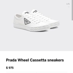 Prada Nylon Gabardine Sneakers